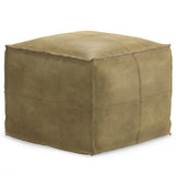Sheffield - Handcrafted Square Pouf - Furniture Home Direct