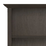 Amherst - Transitional 5 Shelf Bookcase - Brown - Furniture Home Direct