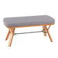 Folia - Mid Century / Modern Bench - Furniture Home Direct