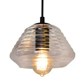 Torus - Triangle Industrial Pendant - Clear - Furniture Home Direct