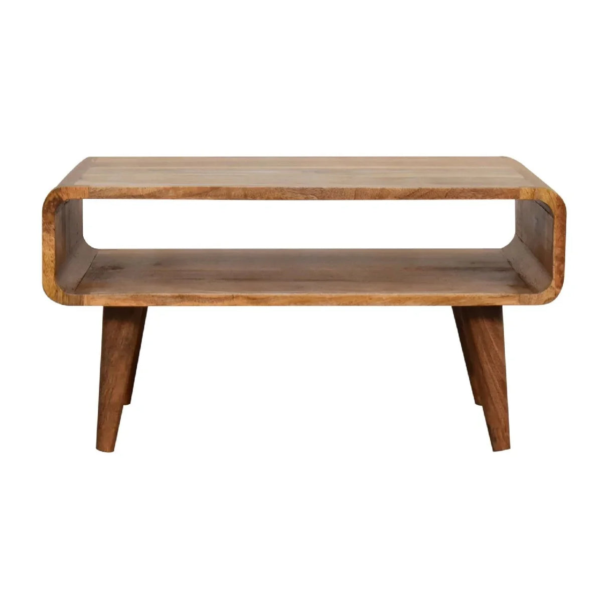 Solid Wood Open Media Unit - Furniture Home Direct