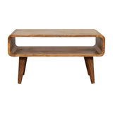Solid Wood Open Media Unit - Furniture Home Direct