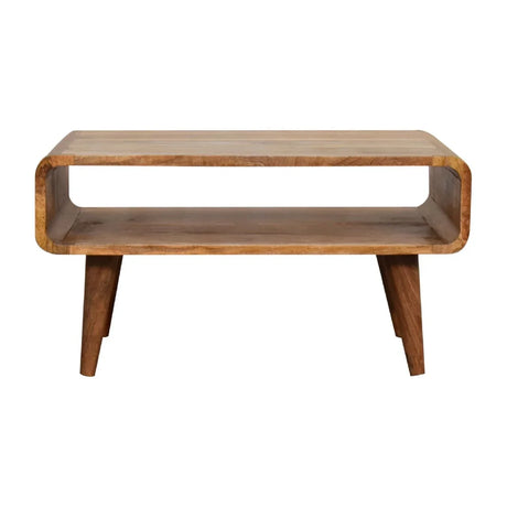 Solid Wood Open Media Unit - Furniture Home Direct