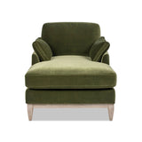 Pasadena - Modern Farmhouse Chaise Lounge Chair - Olive Green - Furniture Home Direct