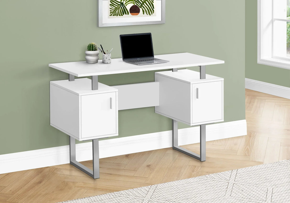 Computer Desk, Home Office, Laptop, Storage, Work, Contemporary, Modern - Furniture Home Direct