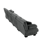 Modular Chenille Sofa - Gray - Furniture Home Direct