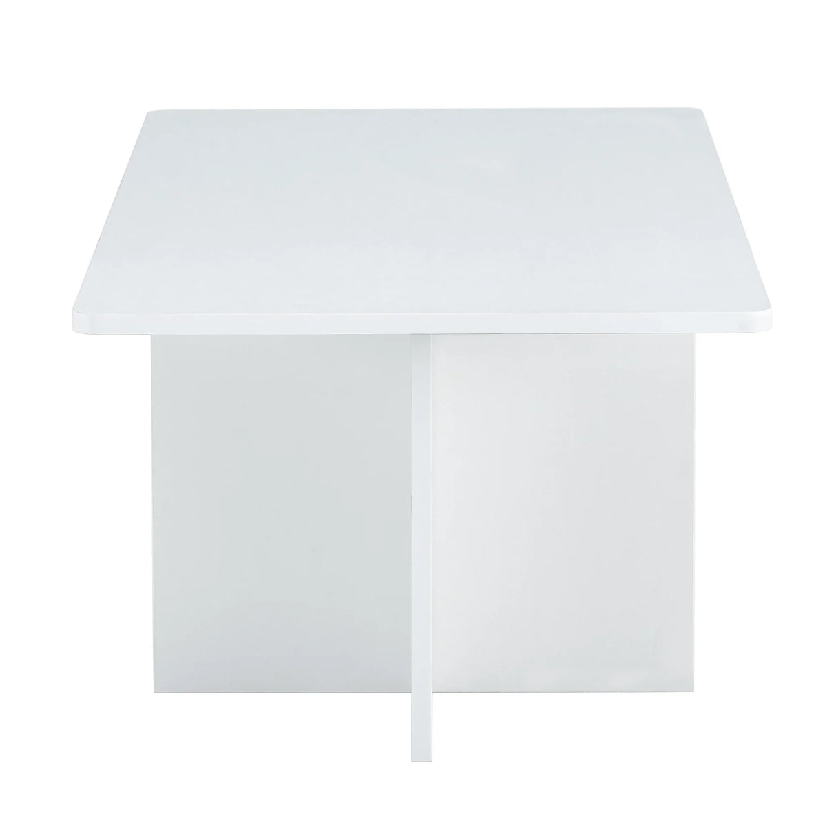 Coffee Table With X Leg Design For Living Room White - Furniture Home Direct
