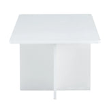 Coffee Table With X Leg Design For Living Room White - Furniture Home Direct
