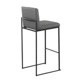 Fuji - Contemporary High Back Barstool Elegant Design - Furniture Home Direct