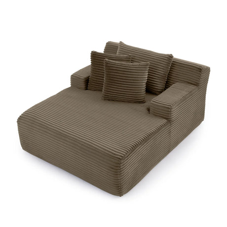 Modern Single Lazy Sofa Lounge Chair With High Density Foam - Furniture Home Direct