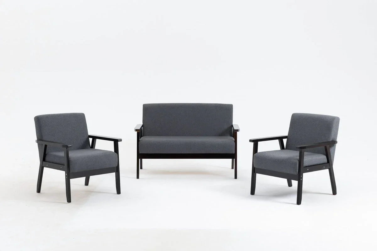 Bahamas - Loveseat And 2 Chair Living Room (Set of 3) - Furniture Home Direct