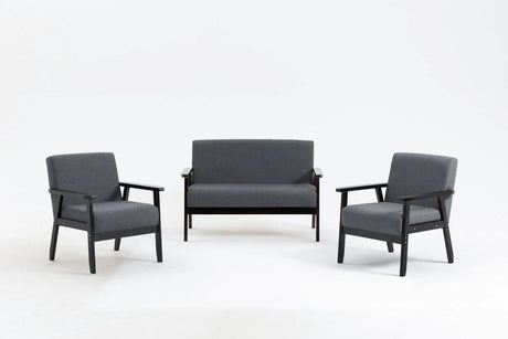 Bahamas - Loveseat And 2 Chair Living Room (Set of 3) - Furniture Home Direct