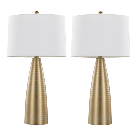 Maya - Contemporary Table Lamp (Set of 2) - Furniture Home Direct
