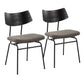 Walker - Mid Century Modern Chair (Set of 2) - Furniture Home Direct