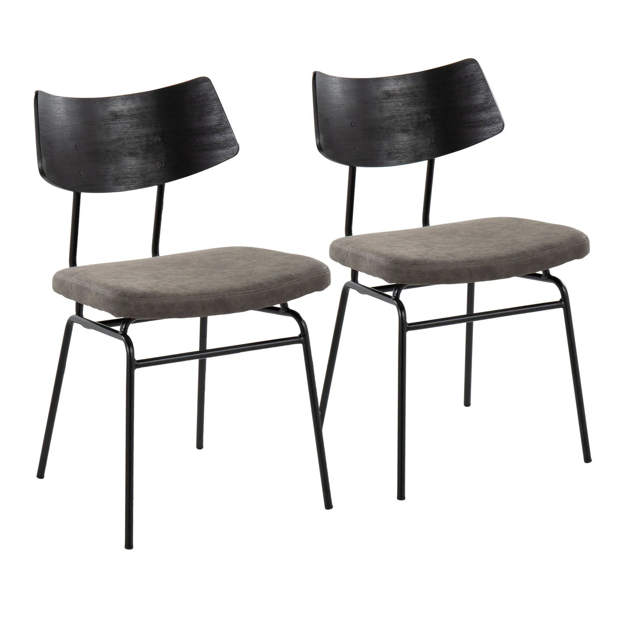 Walker - Mid Century Modern Chair (Set of 2) - Furniture Home Direct