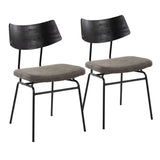 Walker - Mid Century Modern Chair (Set of 2) - Furniture Home Direct
