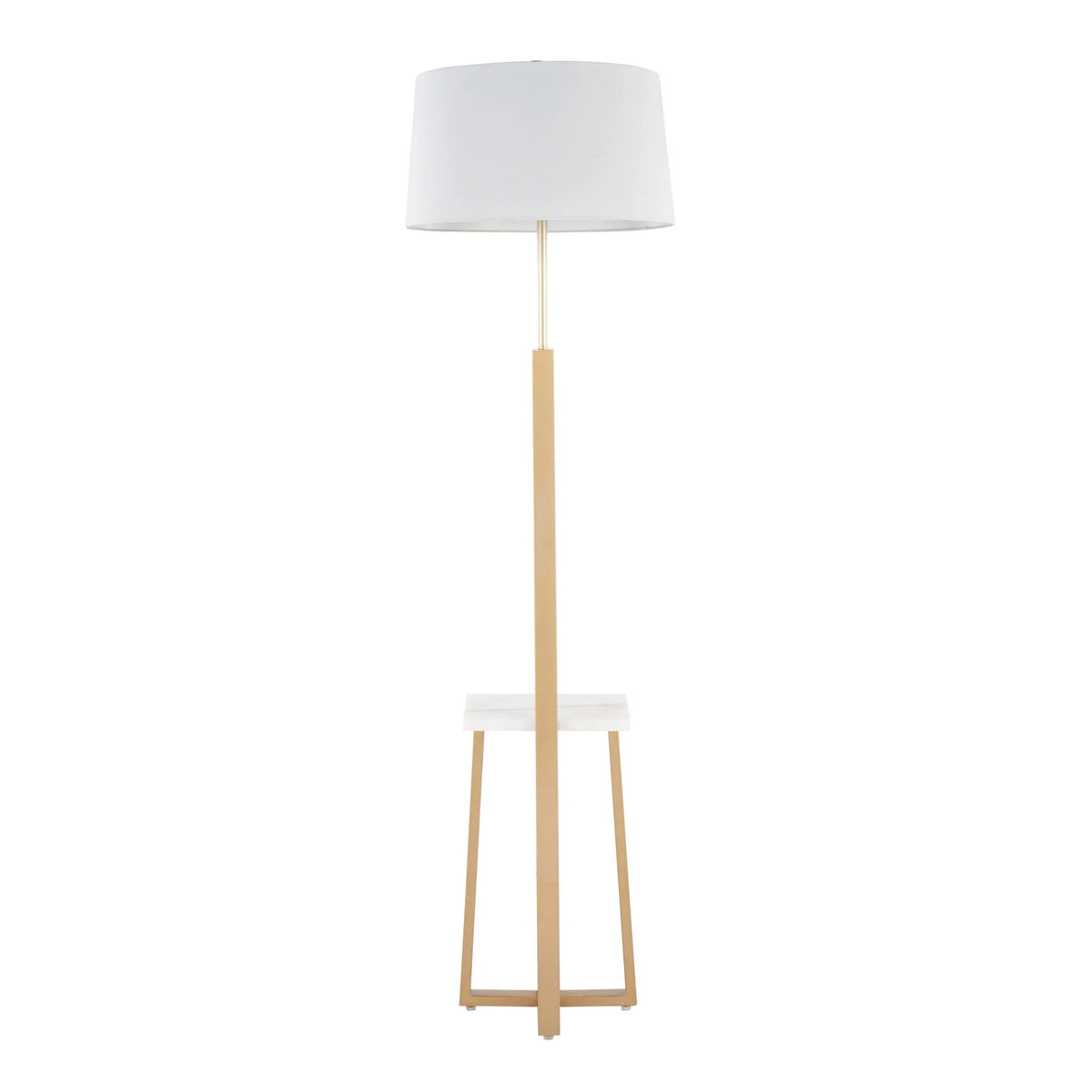 Cosmo - Shelf Contemporary / Glam Floor Lamp - Furniture Home Direct
