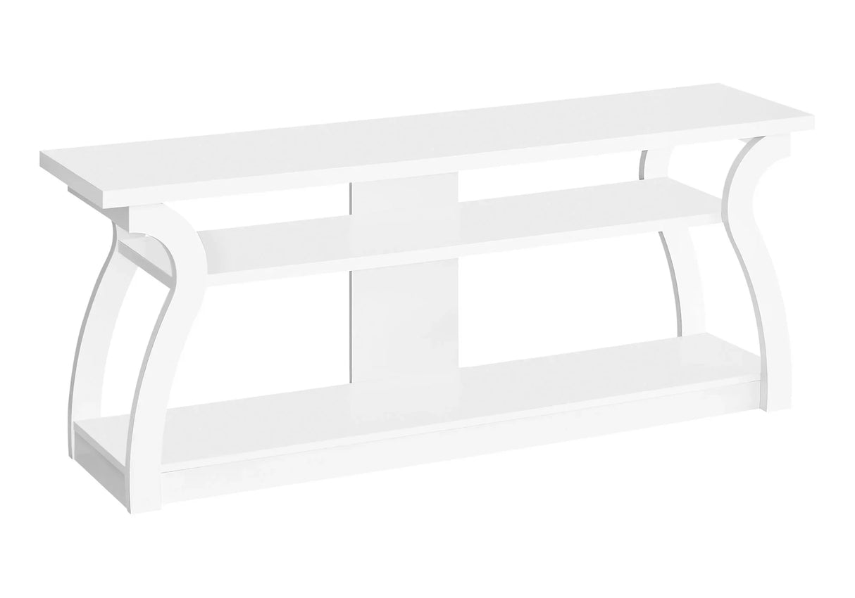 TV Stand, Console, Media Entertainment Center, Storage Shelves - Furniture Home Direct