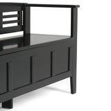 Adams - Entryway Storage Bench Handcrafted - Furniture Home Direct