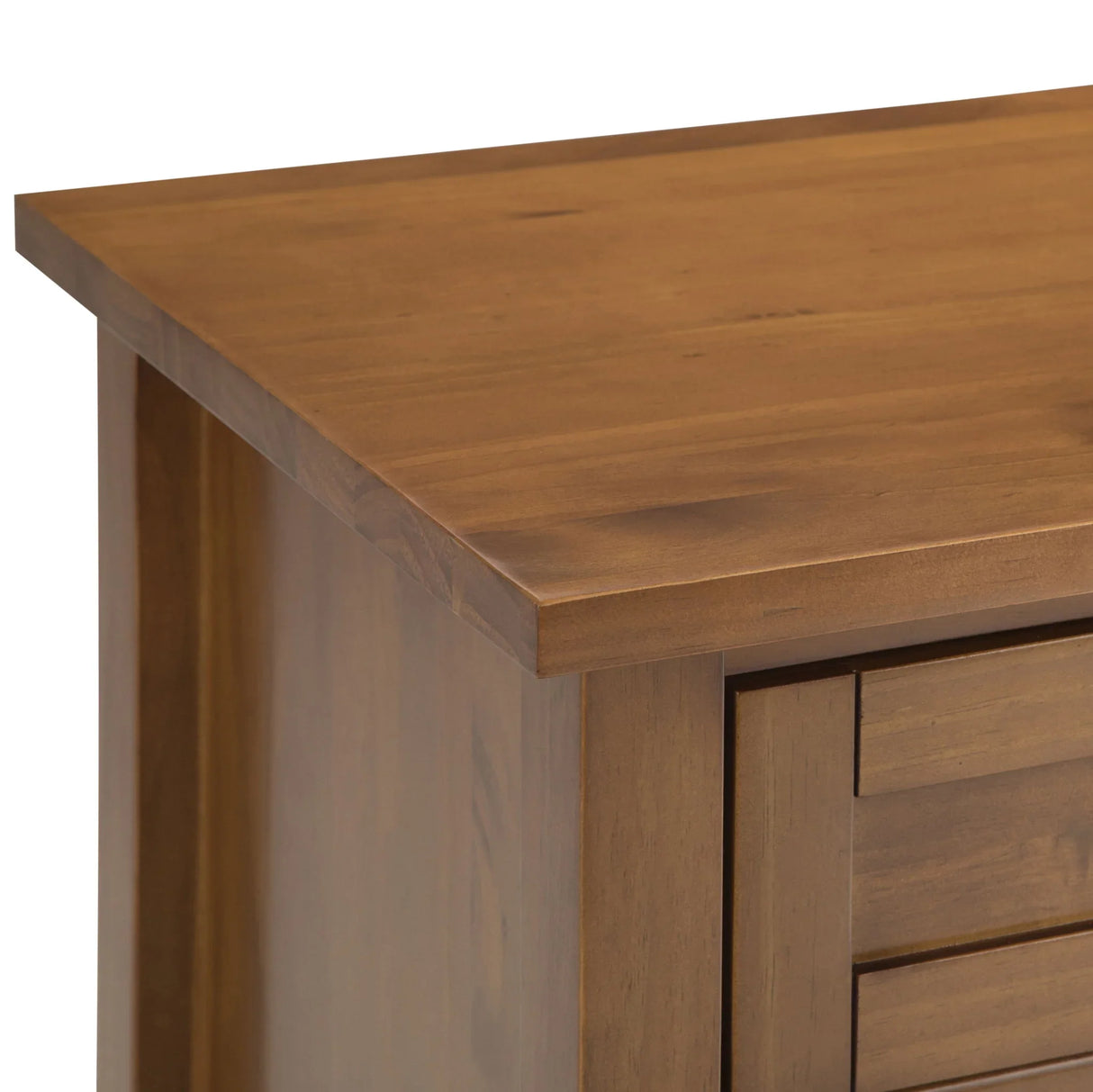 Warm Shaker - Bedside Table - Light Golden Brown - Furniture Home Direct
