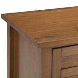 Warm Shaker - Bedside Table - Light Golden Brown - Furniture Home Direct