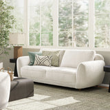 Sharon - Puffy Arm Sofa - Alpaca Off-White - Furniture Home Direct