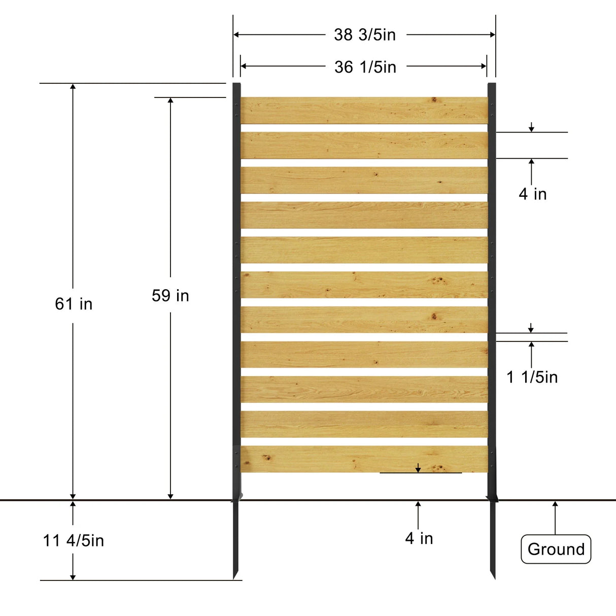 Outdoor Privacy Screen For Pool And Equipment Enclosures - Furniture Home Direct