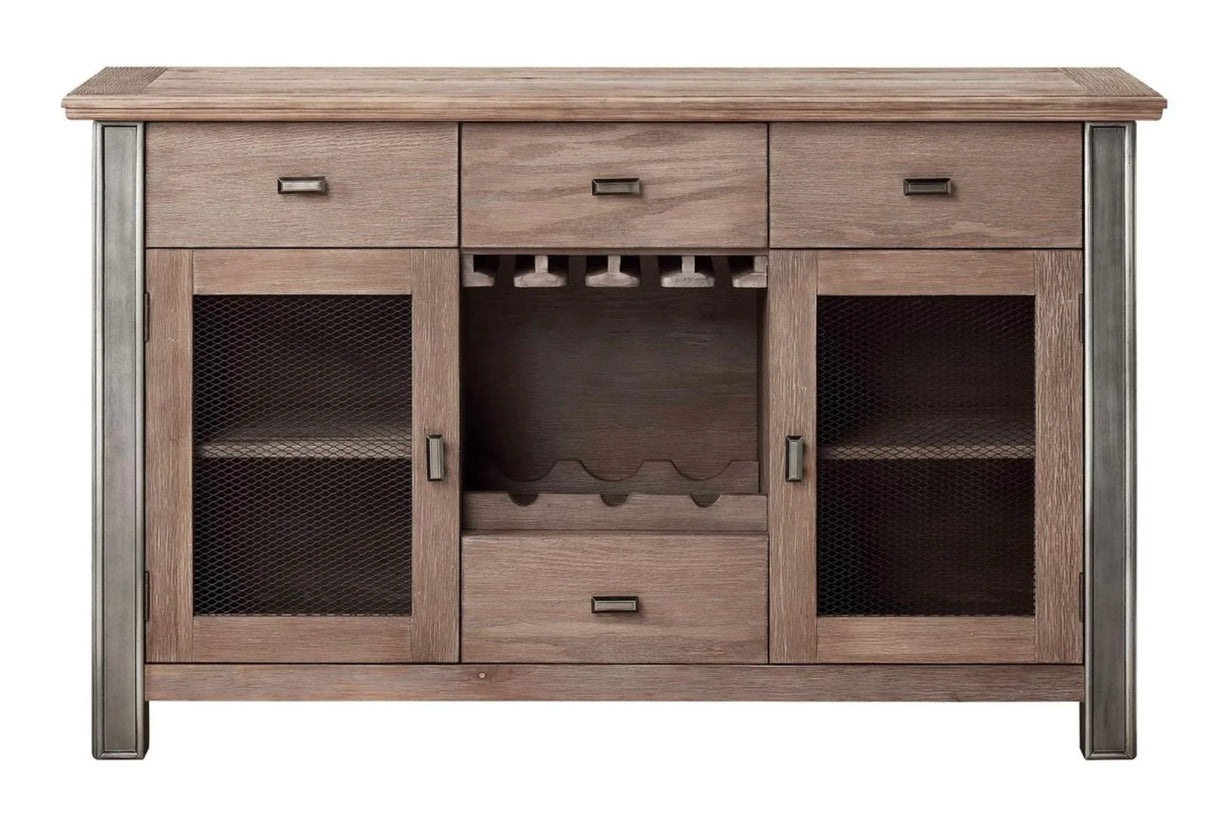Nathaniel - Server - Maple - Furniture Home Direct