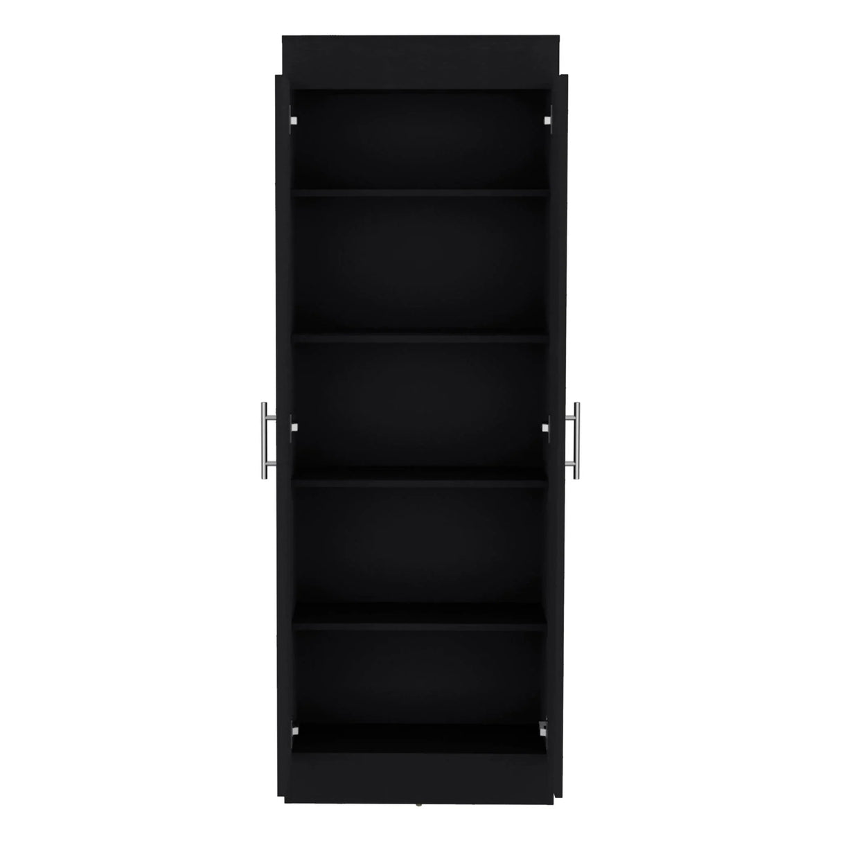 Clinton - Pantry Storage Kitchen Cabinet - Black - Furniture Home Direct