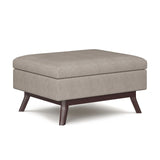 Owen - Upholstered Rectangular Storage Ottoman - Furniture Home Direct