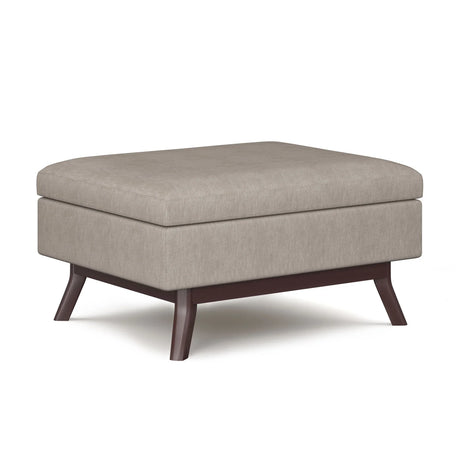 Owen - Upholstered Rectangular Storage Ottoman - Furniture Home Direct