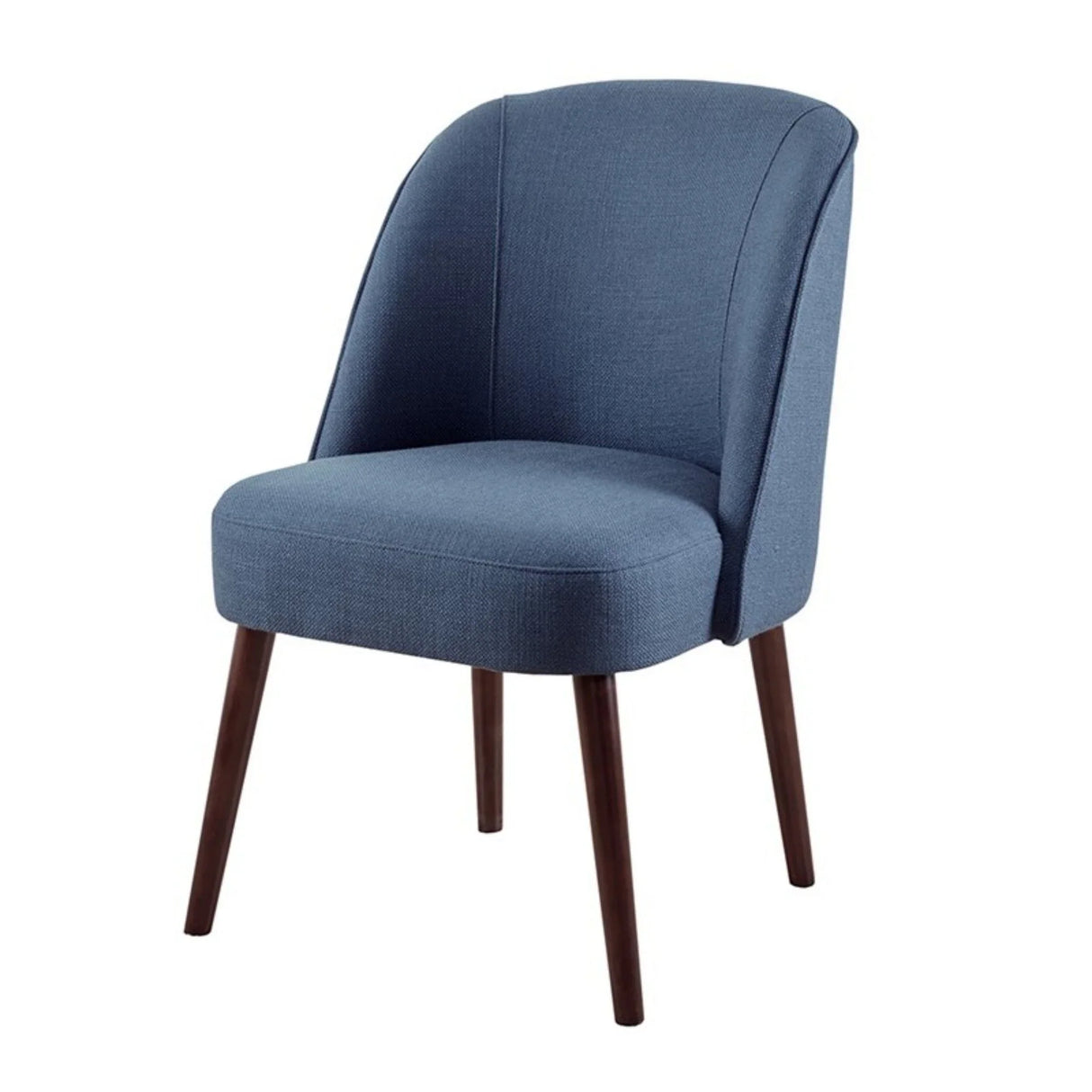 Bexley - Rounded Back Dining Chair With Wraparound Back - Blue - Furniture Home Direct