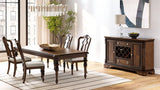 Traditional Server - Mahogany - Furniture Home Direct