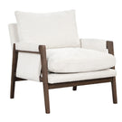Mid-Century Modern Velvet Accent Chair, Leisure Chair With Solid Wood And Thick Seat Cushion For Living Room, Bedroom, Studio - Furniture Home Direct