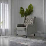 Brand New Recliner Sofa Cozy Soft Living Room Sofa Chair - Light Gray - Furniture Home Direct