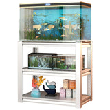 Stylish Metal Aquarium Stand For 20 - 30 Gallon Tanks, 3 Tier Adjustable Shelf - Furniture Home Direct