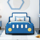 Race Car Shaped Platform Bed With Wheels - Furniture Home Direct