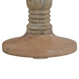 Cake Stand With Marble Top - Light Brown - Furniture Home Direct