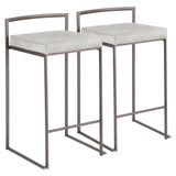 Fuji - Industrial Stackable Counter Stool Elegant Design - Furniture Home Direct