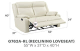 Stylish Reclining Loveseat For Two - Furniture Home Direct