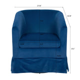 27.36" Wide Swivel Chair - Furniture Home Direct
