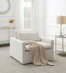 Naveen - Swivel Chair With 1 Toss Pillow - Furniture Home Direct