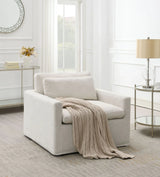 Naveen - Swivel Chair With 1 Toss Pillow - Furniture Home Direct