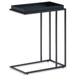 Garner - Tray Top C Side Table - Black - Furniture Home Direct