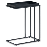 Garner - Tray Top C Side Table - Black - Furniture Home Direct
