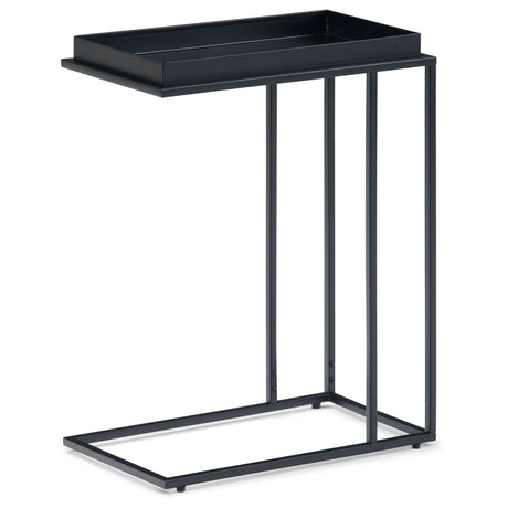 Garner - Tray Top C Side Table - Black - Furniture Home Direct