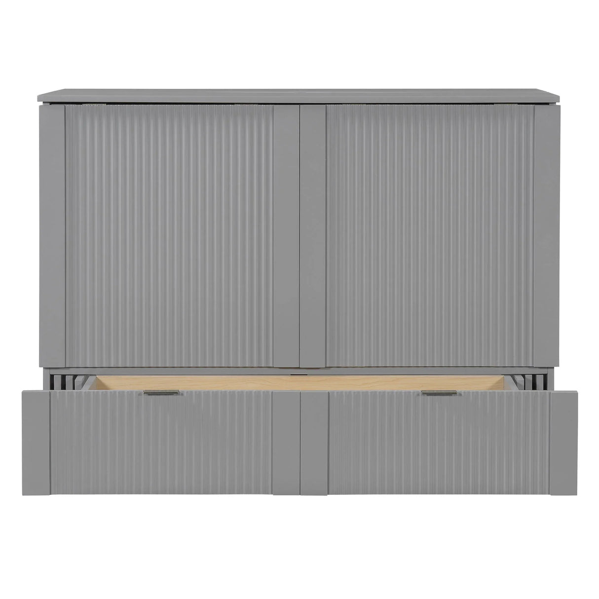 Murphy Bed With Drawer And A Set Of Sockets & USB Ports, Pulley Structure Design - Furniture Home Direct