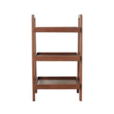 Premium Storage Organizer, 3-Tier Beech Shoe Rack For Entryway, Living Room - Walnut - Furniture Home Direct