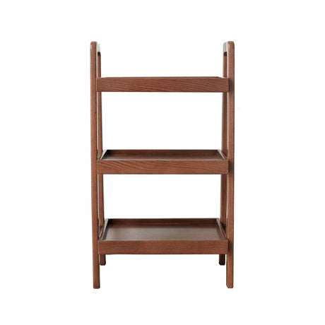 Premium Storage Organizer, 3-Tier Beech Shoe Rack For Entryway, Living Room - Walnut - Furniture Home Direct
