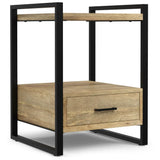Riverside - Bedside Table - Natural - Furniture Home Direct